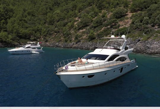 Explore mystery waters of Göcek and feel comfort through our 22 meter lady