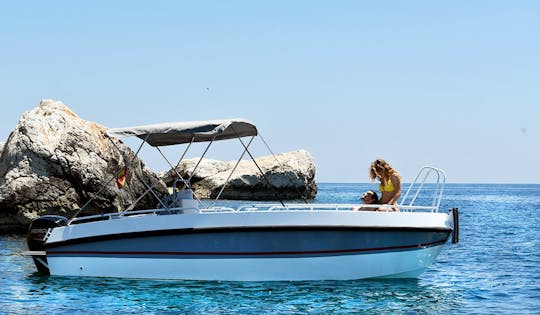 Gasparet Alu 80hp Boat Rental Altea, Spain