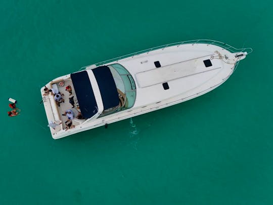 55ft Sea Ray Sundancer Motor Yacht in  Cancún - up to 17 people capacity