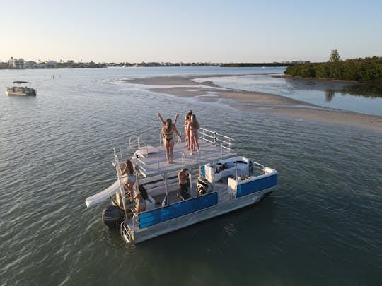 Barco deslizante de dois andares de 26 pés em Saint Pete