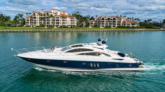 Explore the Bahamas Aboard a 72' Sunseeker: Style and Comfort Await