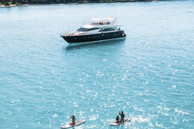 🥳HIGH-END YACHT CRUISE: Azimut 85ft, CREW INCLUDED 🧑🏽‍✈️