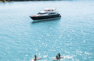 🥳HIGH-END YACHT CRUISE: Azimut 85ft, CREW INCLUDED 🧑🏽‍✈️