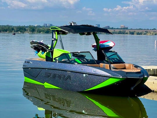 24' SUPRA SL450 Wakeboat With Surf/wakeboard Lessons in Loveland!!