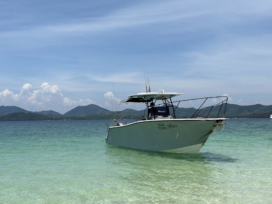 Bateau de pêche et de plongée en apnée Bangkok Culio 1 console centrale pour 6 personnes