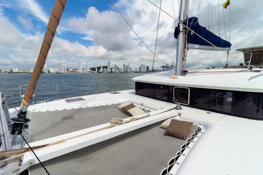 Charter 40' Cruising Catamaran In Cozumel, Mexico