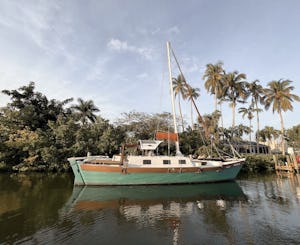 Catamaran en bois de 36 pieds - Profitez d'une expérience de navigation unique 