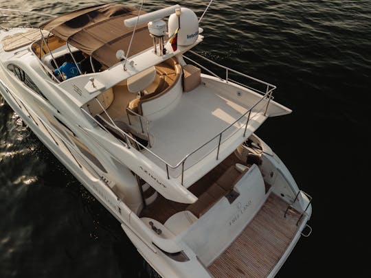 Alquiler de yate a motor Azimut de 55 pies en Cartagena, Colombia, -16 nudos