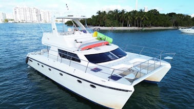 Experience the Magic: Your Miami Blue Escape Aboard Our 52' Catamaran 