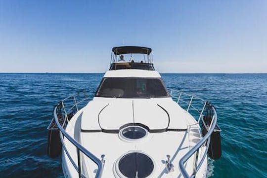 52ft Majestic Sky Motor Yacht Rental in Ibiza, Balearic Islands 