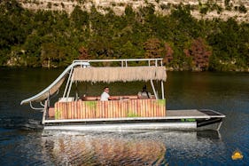 Rent our amazing Tiki Pontoon Boat on Lake Travis!