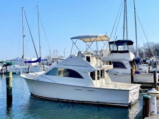 Emoção relaxante da Baía de Chesapeake e afluentes em nosso Ocean Yacht 