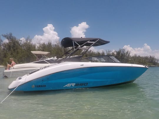 Alquile este Jetboat Yamaha AR250 de 25 pies 2023 en Sarasota