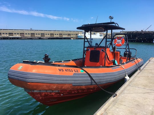 21ft Zodiac Inflatable Boat for rent in San Francisco, California!