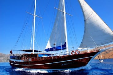 Turkey Boat Charter 6 Cabins 12 Persons Blue Cruise Tour