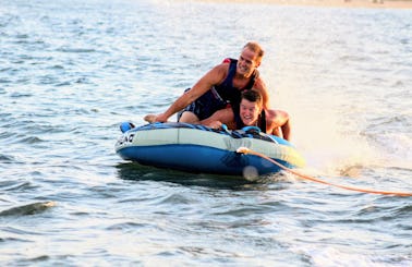 Captained Sunset cruise, Tubing, and watersports Charter! 