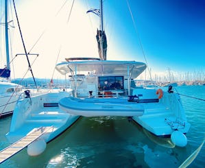 Katerina Lagoon 42 (2020) Sailing Catamaran Rental in Lefkada, Greece!