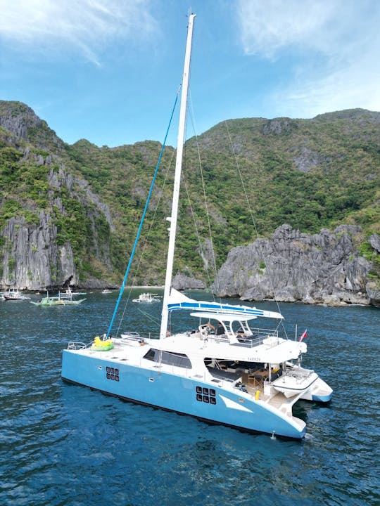 Catamaran à voile Sunreef de luxe de 70 pieds