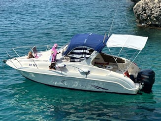 Private Speedboat Charter in Bar, Montenegro -  Saver 690 Cabin Sport