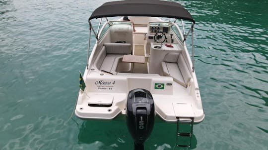22ft Real Ossos Deck Boat Rental in Paraty, Rio de Janeiro, Brazil