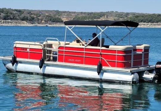 Leisure Kraft 24' Tritoon - 15 passageiros - com som alto!