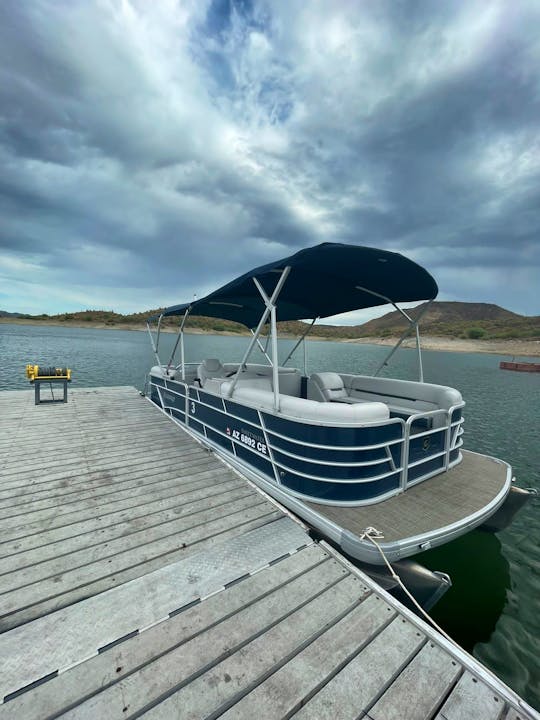 2023 Godfrey Sweetwater Pontoon for rent at Lake Pleasant!