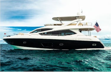 Nuevo y elegante megayate Sunseeker de 76 pies