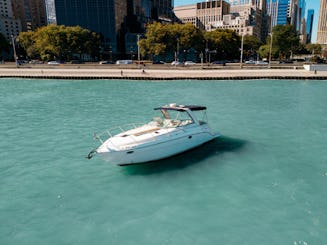 Explore the Famous Chicago Playpen! 34' Rinker Fiesta Vee - 12 Guests