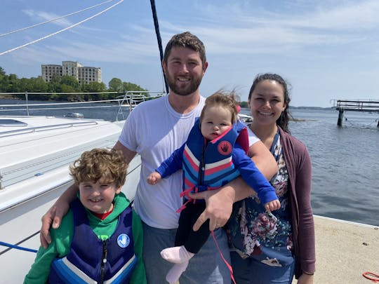 Aventura de vela a bordo do veleiro Hunter de 44 pés
