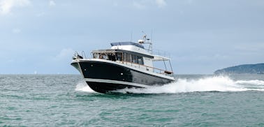 Private Targa Motor Yacht Cruise with BBQ, Open Bar & Transfers