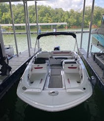 Beautiful Hurricane SunDeck Sport 185 OB available at Tims Ford Lake