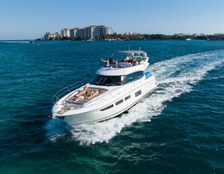 Enjoy Miami in Luxury on Award Winning 60FT Prestige Flying Cloud