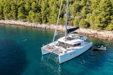 Crewed Sailing Catamaran Lagoon 450 available in Croatia