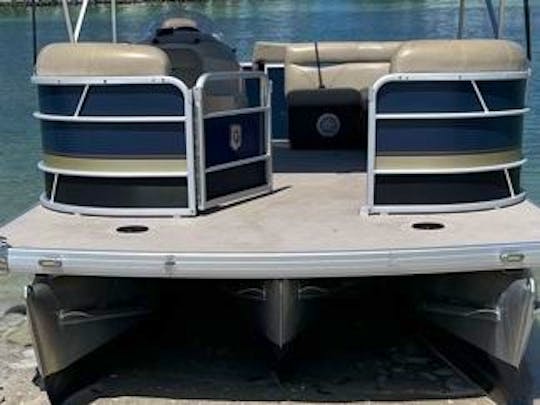 21' Godfrey Tritoon for rent in SW Florida! Dockside Delivery Available