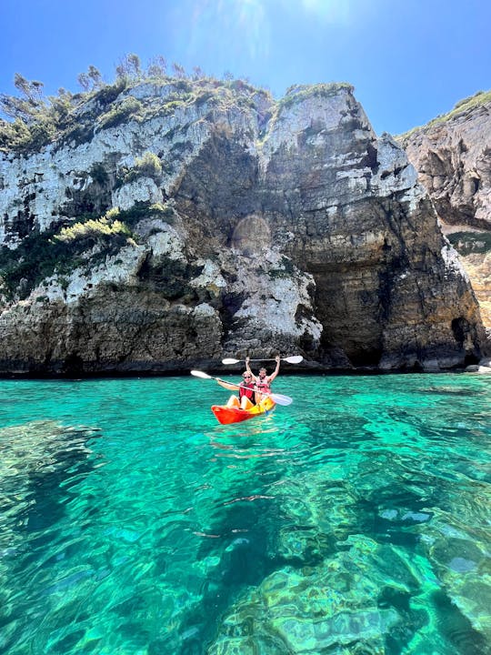 Uncharted Marine Reserve Cave, Snorkel & Cliff Jumping Kayak Tour