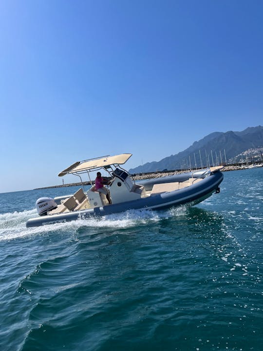 Explore Amalfi Coast on Inflatable Scanner 870 Boat