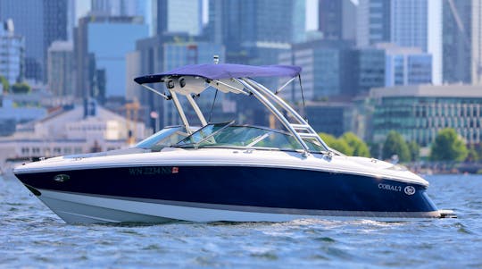 Dash the Lake in our Premium Cobalt Bowrider! Hassle-free refueling!