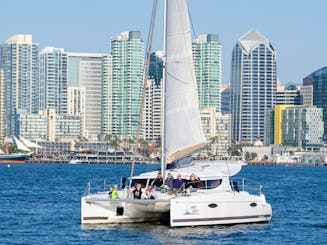 Catamaran Fountaine Pajot privé spacieux pouvant accueillir jusqu'à 12 personnes !