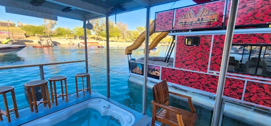 Lake Havasu's #1 Dual-Slides Double Deck Party Tritoon!