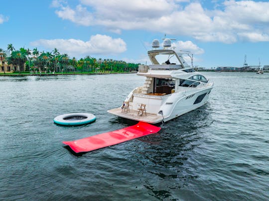 60ft Luxury 2 Story Yacht for Rent in Miami Beach, Florida