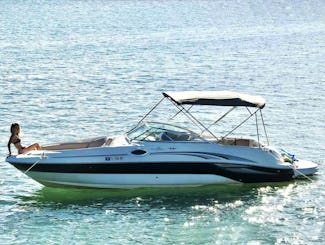 Affordable Sea Ray Bowrider for Experienced Boaters to Drive or hire a captain!