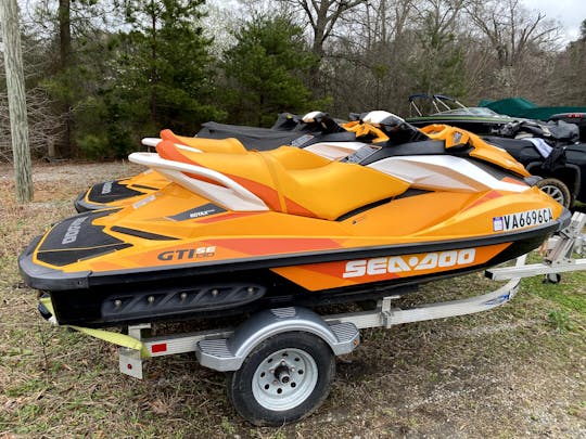 2 Seadoo GTI 130  Jet skis To enjoy on any Lake in NC