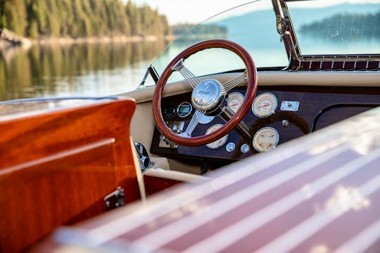 Tour the History of Lake Tahoe in 34ft Wooden Boat|Emerald Bay & Fannette Island