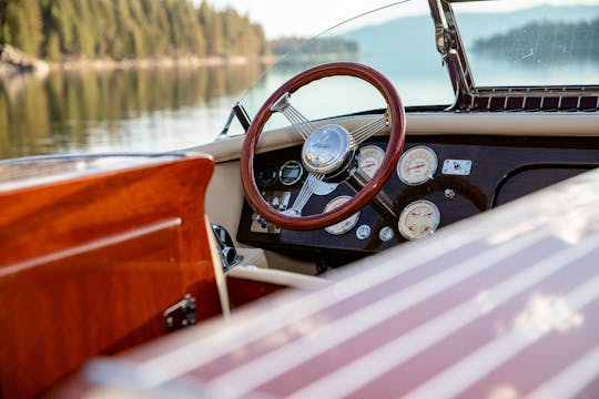 Tour the History of Lake Tahoe in 34ft Wooden Boat|Emerald Bay & Fannette Island