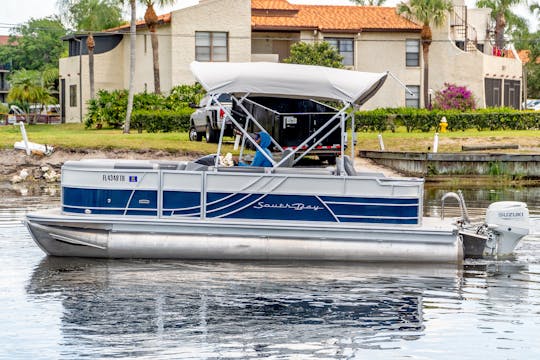 South Bay Pontoon Rear Fish Lake Tarpon, FL 