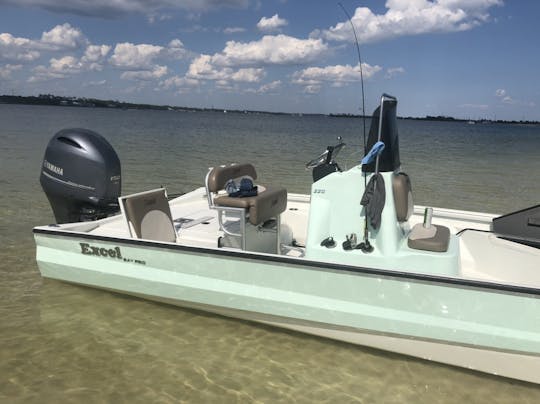 Excel 220 Bay Pro 2018 de 22 pies, Bay Boat, barco de pesca