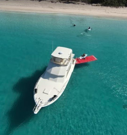 42 ft Hatteras Tropical Zen, Icacos, Palomino, Culebra and Vieques Islands