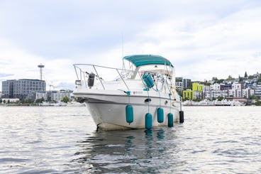 Explore Lake Union/WA!📍Enclosure☔️😎✅Toilet💩✅⚓️✅ ⛽️OnMyTime✅ 29’ 🛥️