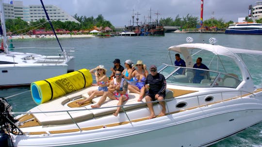 FUN & AFFORDABLE 38 FT SUNDANCER Motor Yacht in Cancun FREE JETSKI 1 HOUR