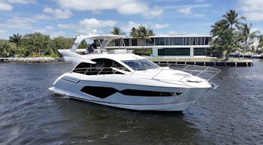 Sunseeker Manhattan Flybridge IMACULADO de 56 pés